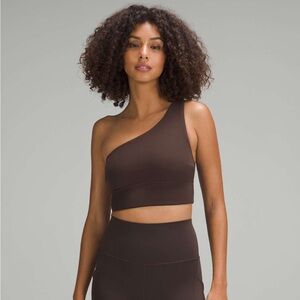 NWT Lululemon Align Asymmetrical Bra *Light Support, C/D Cup Espresso